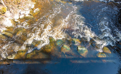 water in the river
