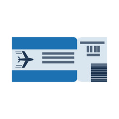 Air ticket vector illustration. Boarding pass, passenger, flight. Tickets concept. Vector illustration can be used for topics like travel, airline, transportation