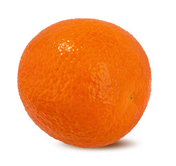 Fresh mandarin orange isolated on white background with clipping path