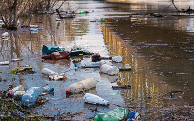 Garbage in the river © Baronb