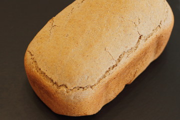 fresh home made square bread 