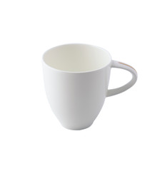 White cup white background