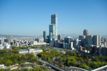 Fototapeta premium 大阪 都市景観