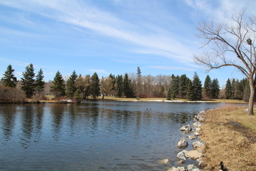 Early Spring On The Lake, William Hawrelak Park, Edmonton, Alberta