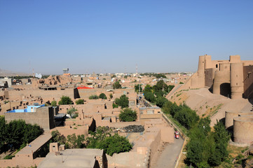 A view from the city of Herat in Afghanistan