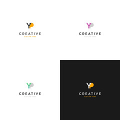 Letter YP Logo Design Template Illustration, Letter YP Logo can be used for company, sign, icon, and others	