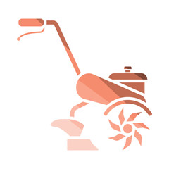 Garden tiller icon