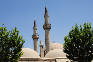 Fototapeta na wymiar Suleymaniye Mosque, located in Damascus, Syria