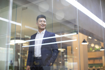 Confident young businessman 