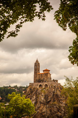 Francia, la regione del Auvergne. La città di Le Puy en Velay..