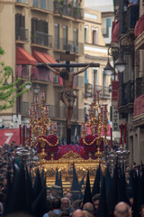 Jesús en la cruz, cristo de la hermandad de san Bernardo, semana santa de Sevilla
