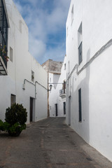 calle del municipio de Vejer de la Frontera y uno de los llamados pueblos blancos de Andalucía