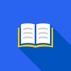 Book icon. sign design. Learning education book shop.