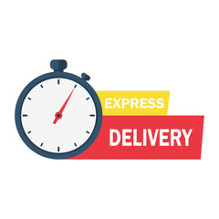 Express delivery icon for apps and website. Delivery concept. Vector illustration. Flat design.