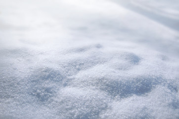 background of fresh snow texture