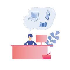 Digital Technique for Sale Advertising Flat Banner