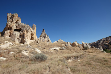 Fototapeta premium The famous Cappadocia. Ruins
