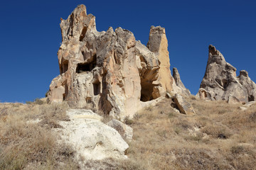 Fototapeta premium The famous Cappadocia. Ruins