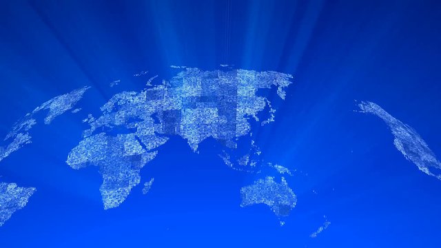 Global technology world map, globe worldmap icon, 3d rendering backgroung