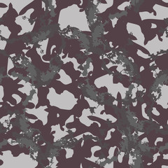 Urban camouflage of various shades of grey and purple colors