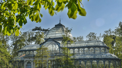 The Glass Palace in the Retiro Park, Madrid