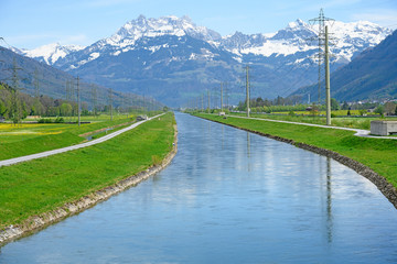 Lindtkanal bei Benken, St. Gallen,, Schweiz