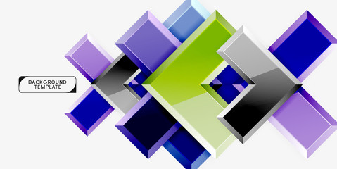 Glossy arrows background