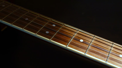 guitar  . closeup