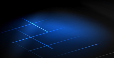 Neon color abstract lines