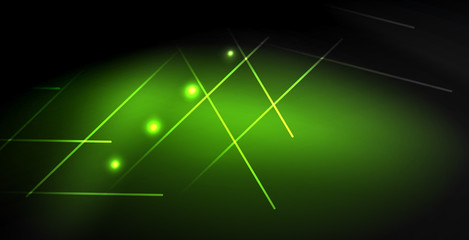 Neon color abstract lines