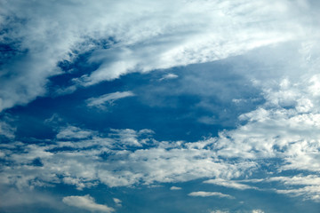 white cloud on blue sky