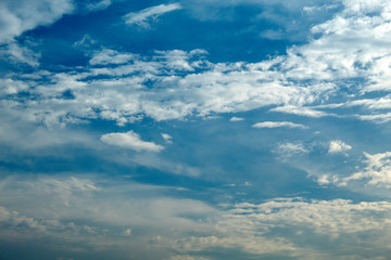 white cloud on blue sky