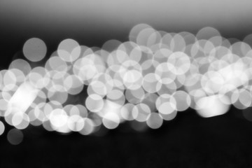 Black and White Bokeh