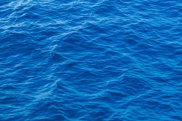Blue sea water texture