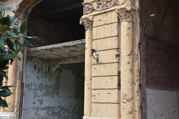 Gutted Neoclassical Building, Beirut, Lebanon