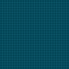 Digital grid seamless pattern vector, simple and flat design, minimalist style, blue color.