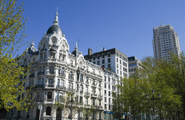 Modernist building in Madrid