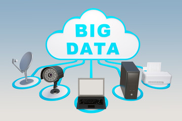 group of laptops connected to database cloud