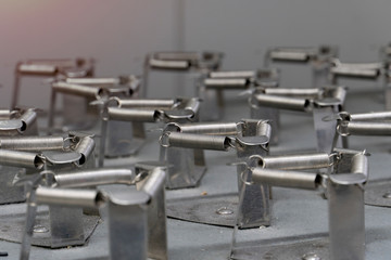 Close up Orbital Flask Shaker Machine Lab.