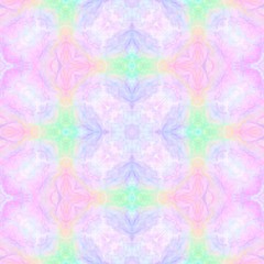 Fototapeta premium Abstract multicolored kaleidoscopic background. Seamless pattern for wrapping papers and fabric or paper prints