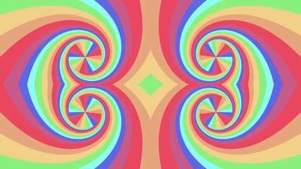 Fototapeta na wymiar ornamental kaleidoscope rainbow shape pattern illustration background New quality holiday shape colorful universal joyful stock image