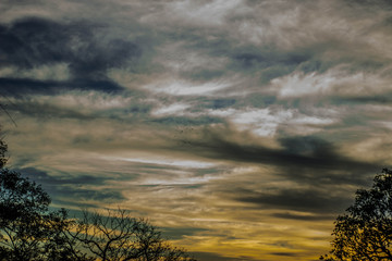 Por do sol na Serra do Mantiqueira