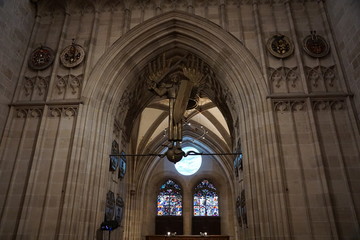 Ulmer dom am weihnachten