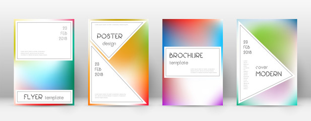 Flyer layout. Stylish fine template for Brochure, 