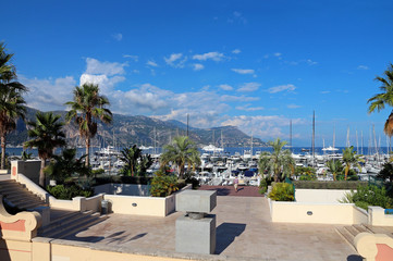 French Riviera - Saint Jean Cap Ferrat harbour terrace