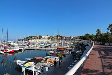 Fototapeta na wymiar French Riviera - Saint Jean Cap Ferrat harbour