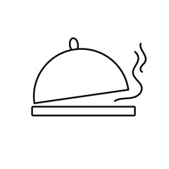Covered Food logo icon vector