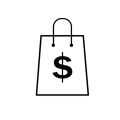 Shopping Bag dollar Icon