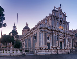 Fototapeta na wymiar Catania. Cathedral of St. Agatha.