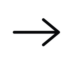 arrow icon in trendy flat style